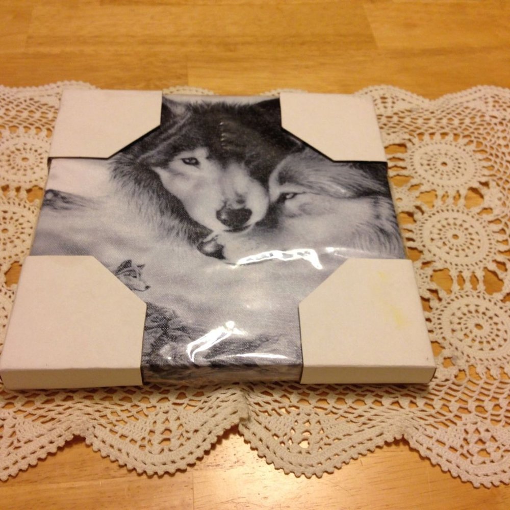 Wolf Art on Canvas, new